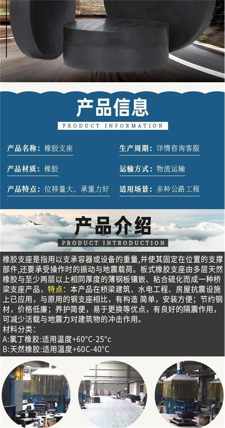 公路桥梁板式橡胶支座
